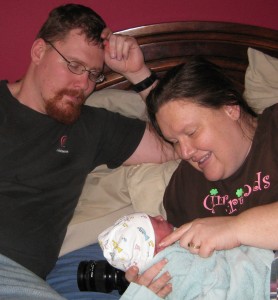 meeting Aria, born naturally and healthy at home after a c-section for stillbirth